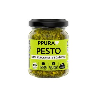 PPura Pesto Ital. Basilikum & Limette, CH Bio 120ml