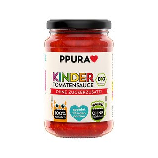 PPura Sugo Kinder - Tomatensauce ohne Zuckerzusatz, CH Bio 340ml