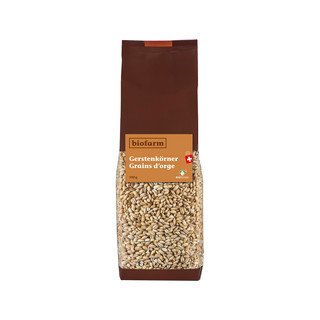 Biofarm Gerste ganz, geschält, Bio Knospe Schweiz 500g