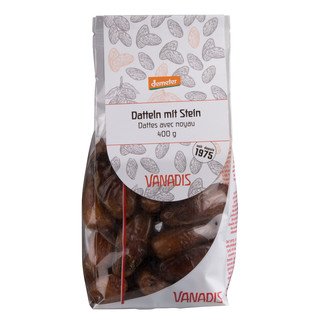 Vanadis Datteln mit Stein, Demeter 400g