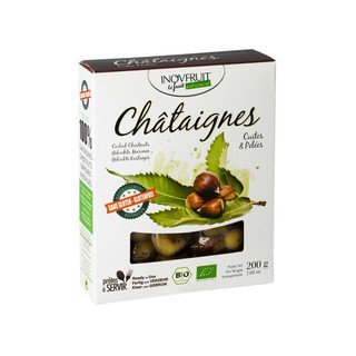 Inovfruit Kastanien gekocht und geschält, EU Bio 200g