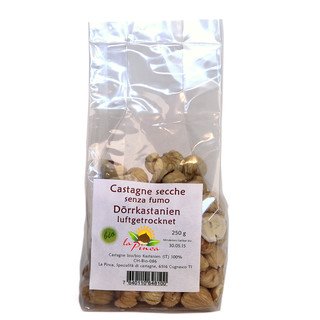 La Pinca Kastanien gedörrt, CH Bio 250g