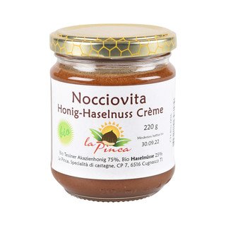 La Pinca Crème Honig-Haselnuss "Nocciovita", CH Bio 230g