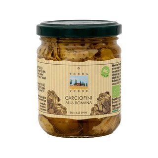 Terra Verde Carciofini alla romana, EU Bio 190g