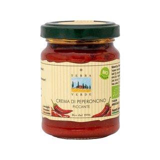 Terra Verde Crema di Peperoncino piccante, EU Bio 120ml