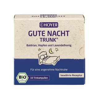 Hoyer Gute Nacht-Trunk Trinkampullen, EU Bio 10g