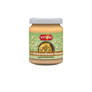 Vitam Hummus Kichererbsen Brotaufstrich, EU Bio 125g