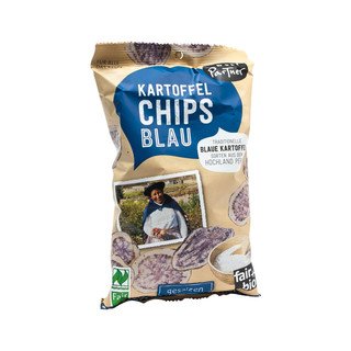 Welt Partner Kartoffel Chips blau, EU Bio / FLO-Fairtrade 100g
