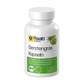 RAAB VITALFOOD Gerstengras Kapseln 90Stk