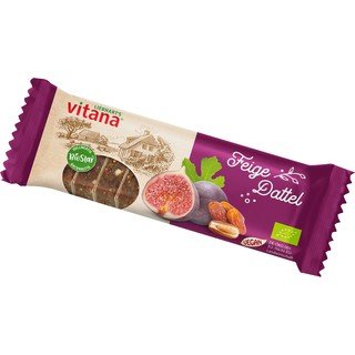 Vitana Fruchtschnitte Feige Dattel, EU Bio 60g