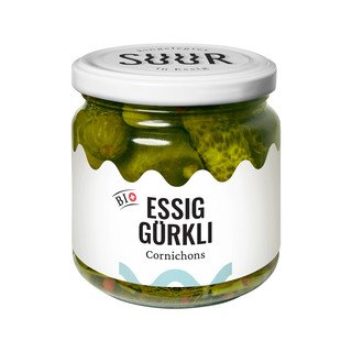 Suur Essig Gürkli, CH Bio 345g