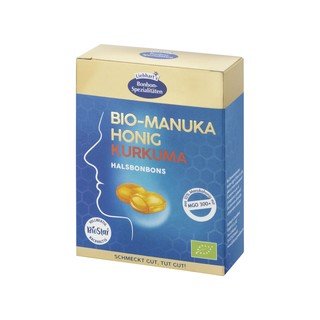 Liebhart's Bonbons Manuka Honig Kurkuma, EU Bio 100g