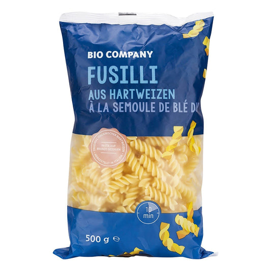 BIO COMPANY Fusilli aus Hartweizen BIO 500g