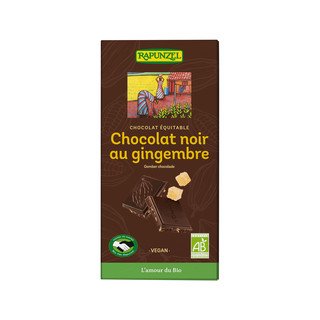 Rapunzel Chocolat au gingembre, HIH, EU Bio / Fairer Handel 80g