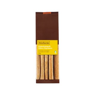Biofarm Dinkelstängeli mit Olivenöl , Bio Knospe 120g