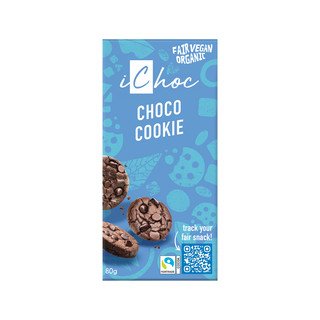IChoc Choco Cookie, Vegane Schokolade, EU Bio 80g