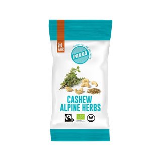 Pakka Cashews mit Alpenkräuter, EU Bio / FLO-Fairtrade 30g
