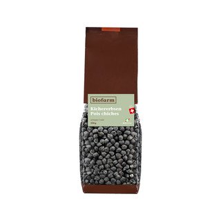Biofarm Schwarze Kichererbsen, Bio Knospe Schweiz 500g