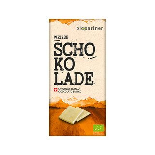 Bio Partner Schokolade weiss, CH Bio 75g