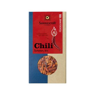 Sonnentor Chili feuerscharf Schoten, EU Bio 25g