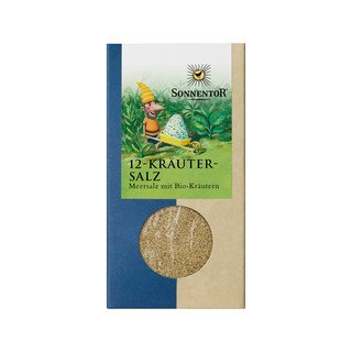 Sonnentor 12-Kräutersalz Meersalz mit Kräutern, EU Bio 120g