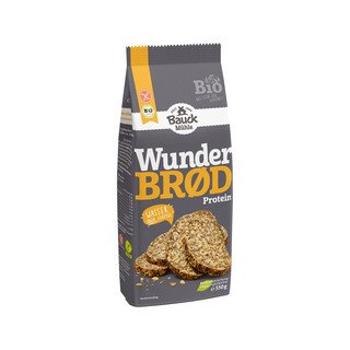 Bauck Mühle Backmischung Wunderbrot Protein, glutenfrei, EU Bio 550g