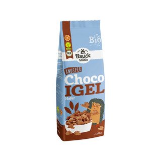 Bauck Mühle Choco Igel Hafer glutenfrei, EU Bio 225g