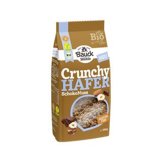 Bauck Mühle Hafer Crunchy Schoko Nuss glutenfrei, EU Bio 300g