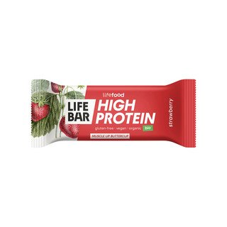 Lifefood Lifebar Riegel Protein Erdbeere, EU Bio 40g