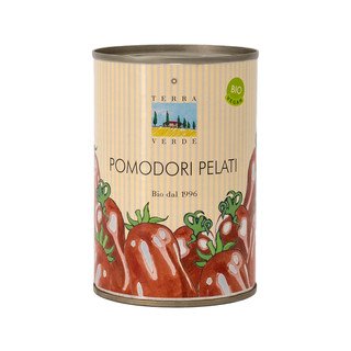 Terra Verde Pomodori pelati lattine Terra Verde, EU Bio 400ml