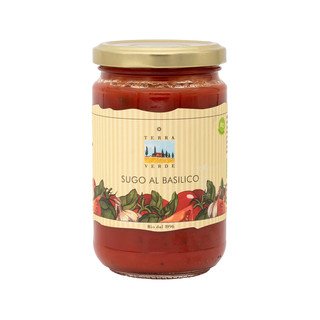 Terra Verde Sugo al Basilico, EU Bio 290g