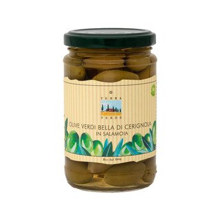 Terra Verde Olive Bella di Cerignola in Salamoia, EU Bio 280ml