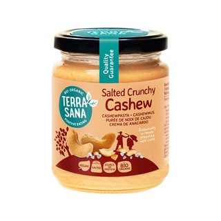 Terrasana Salted Crunchy Cashew Mus, EU Bio 250g