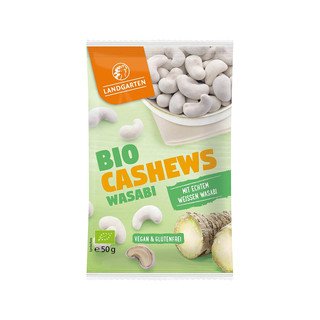 Landgarten Cashews Wasabi, EU Bio 50g