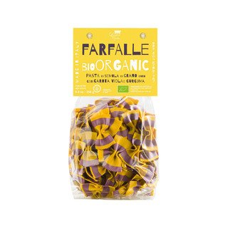L'antica Madia Farfalle mit Kurkuma und violetter Karotte, EU Bio 250g