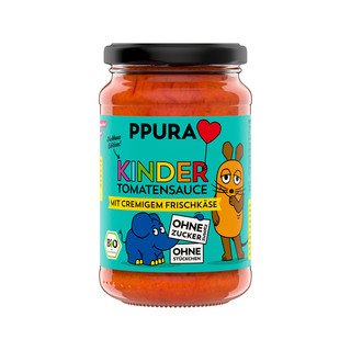 PPura Sugo Kinder mit Frischkäse, EU Bio 340ml