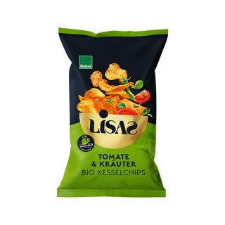 Lisas Chips Chips Tomate und Kräuter, EU Bio 115g