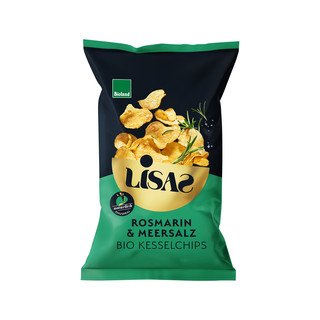 Lisas Chips Chips Rosmarin und Meersalz, EU Bio 115g