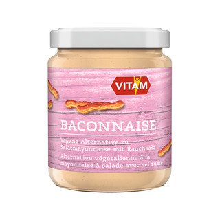 Vitam Vegane Alternative zu Salatmayonnaise mit Rauchsalz, EU Bio 225ml