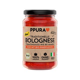 PPura Sugo Bolognese mit Rindfleisch, CH Bio 340g