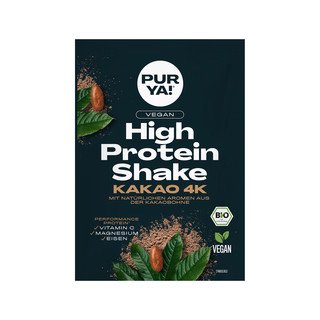 Purya! High Protein Shake, Kakao, EU Bio 30g