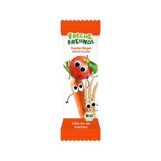 Freche Freunde Getreideriegel Apfel & Karotte, EU Bio 23g
