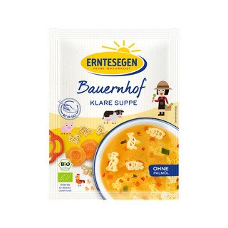 Erntesegen Bauernhof Klare Suppe, EU Bio 55g