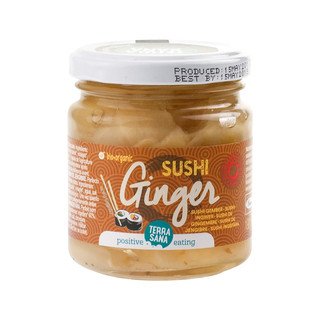 Terrasana Sushi Ingwer, Eingelegte Ingwerscheiben, EU Bio 190ml