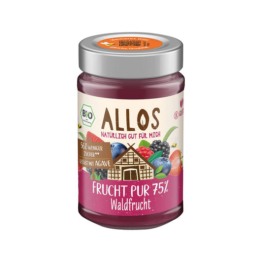 Allos Frucht Pur Waldfrucht Fruchtaufstrich, EU Bio 200g
