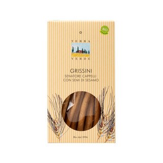 Terra Verde Grissini Senatore Cappelli mit Sesam, EU Bio 200g