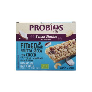 PROBIOS Riegel Erdnuss und Kokosnuss, EU Bio 3 x 25 g