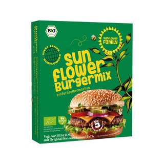 SUNFLOWER FAMILY Sonnenblumen BurgerMix, EU Bio 90 g
