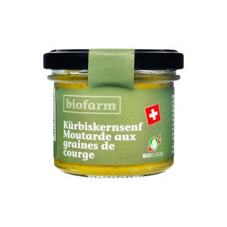 BIOFARM Kürbiskernsenf, Bio Knospe Schweiz 100 g
