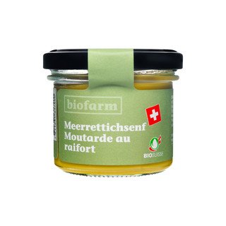 BIOFARM Meerrettichsenf, Bio Knospe Schweiz 100 g